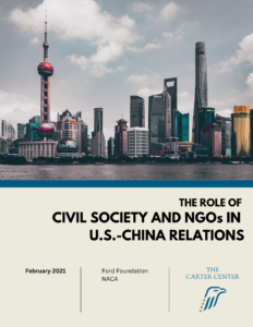 The Role of Civil Society and NGOs in U.S.-China Relations