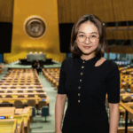 Hanyuan (Karen) Wang at United Nations Headquarters, UNGA