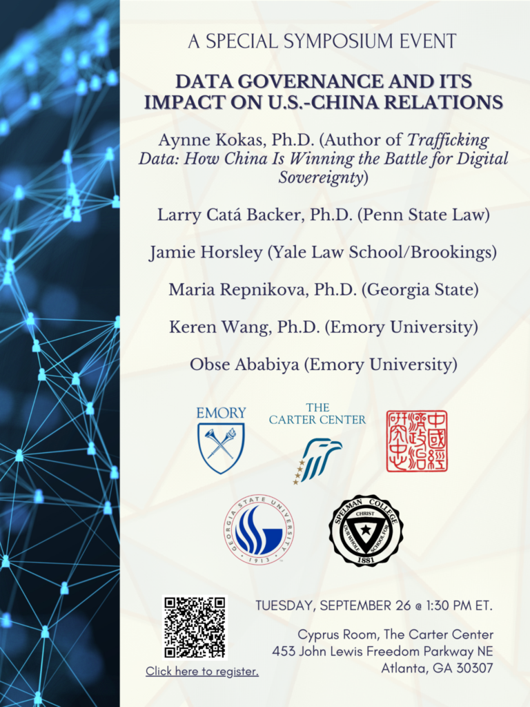 Carter Center Data Governance Symposium Poster 1